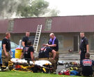 NLR clinic damaged in fire