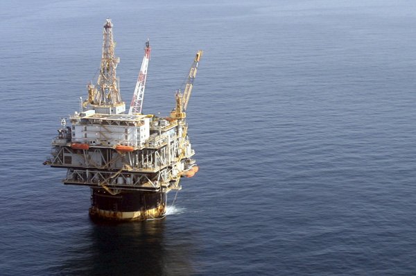 In this file photo, the Chevron Genesis Oil Rig Platform ...