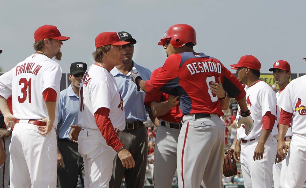 Chris Carpenter pitches St. Louis Cardinals past Washington Nationals for  2-1 lead 