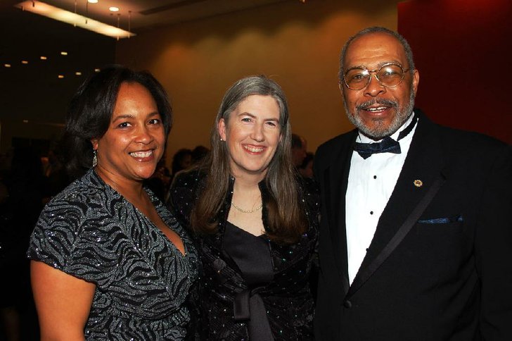 Terri Hollingsworth with Binky and Sanford Tollette