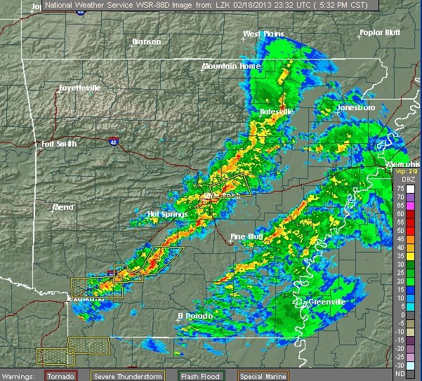 Nearly 3,000 without power as storms move over Arkansas