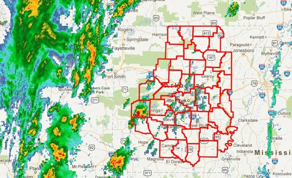 Tornadoes, high winds rip through parts of Arkansas | NWADG