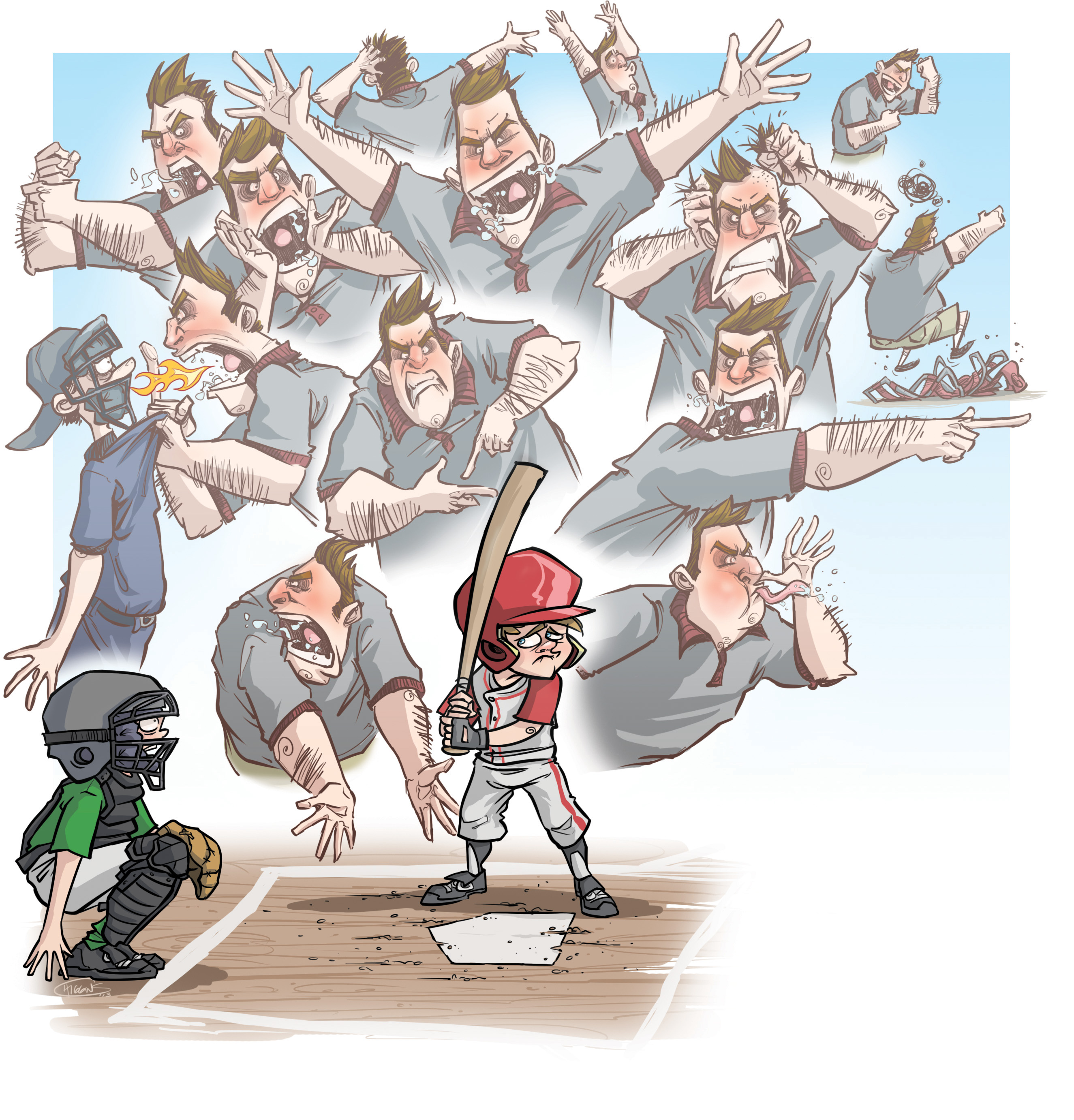 Oh, no, it’s Baseball Dad! | NWADG