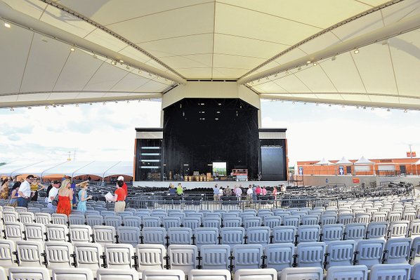 Walmart Arkansas Music Pavilion Readies For Opening Concert In Rogers ...