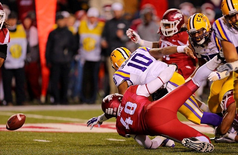 Arkansas Vs. LSU Football