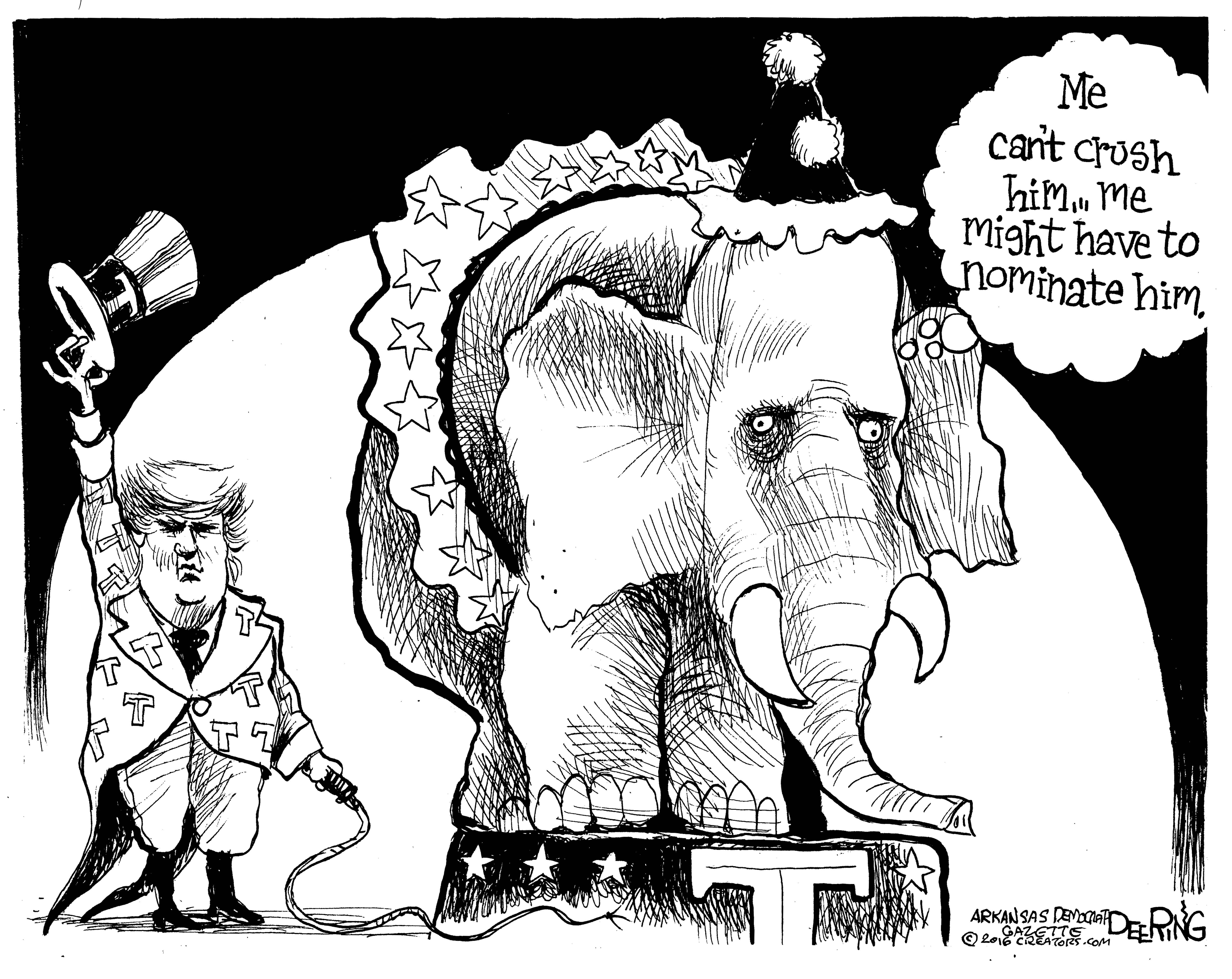 John Deering Editorial Cartoon 2/24/16