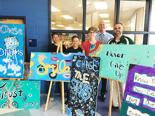 Local Students Brighten Levi Hospital With Artwork