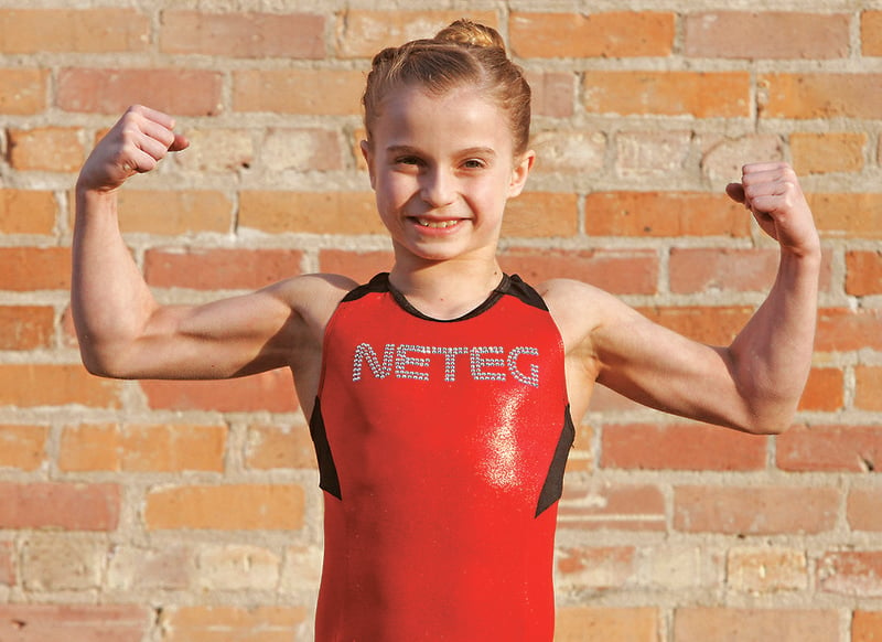 little girls with muscles