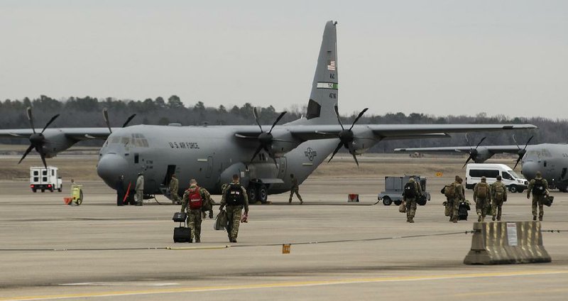 U S officials to size up Little  Rock  Air  Force  Base  as 