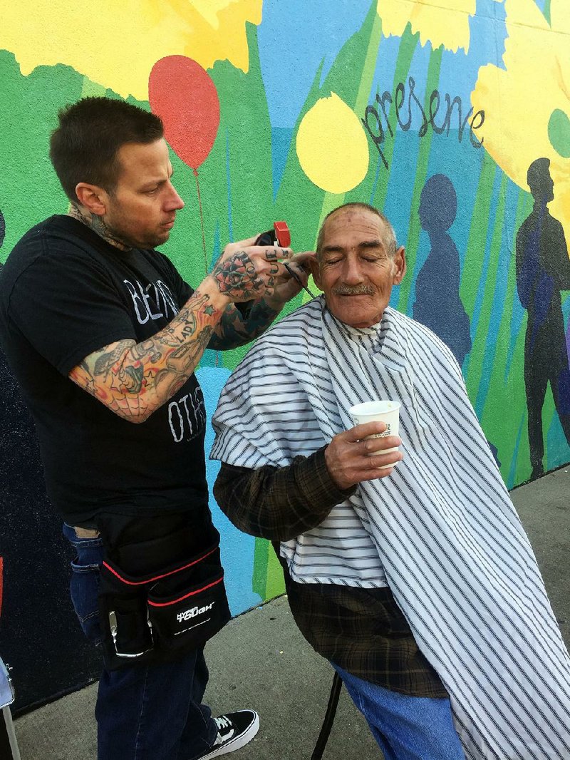 Cutting Hair For The Homeless Just Caring Salon Owner S Style