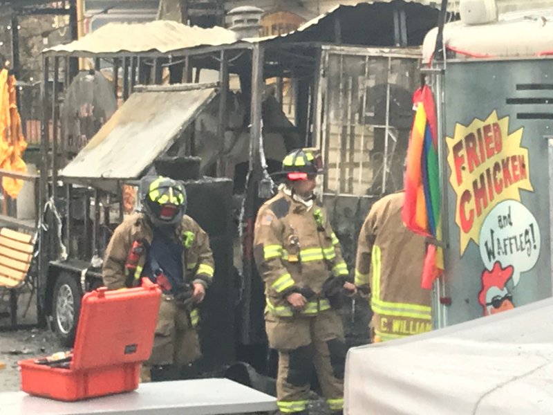 Photo Fire Destroys Food Truck In Northwest Arkansas