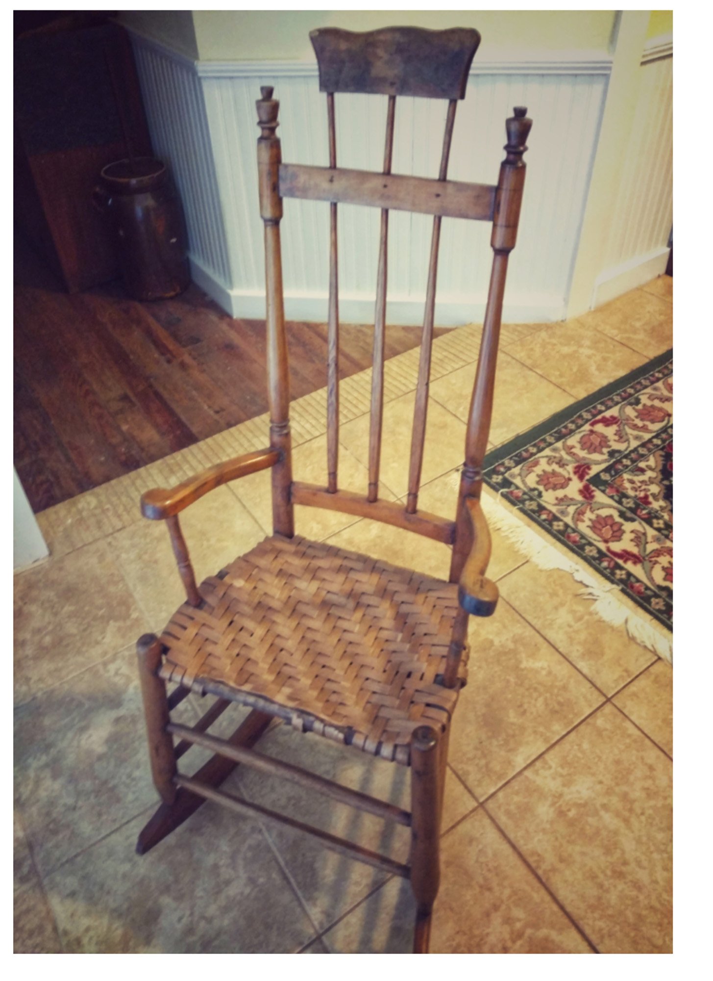 Determining The Value Of An Unusual Old Rocking Chair With