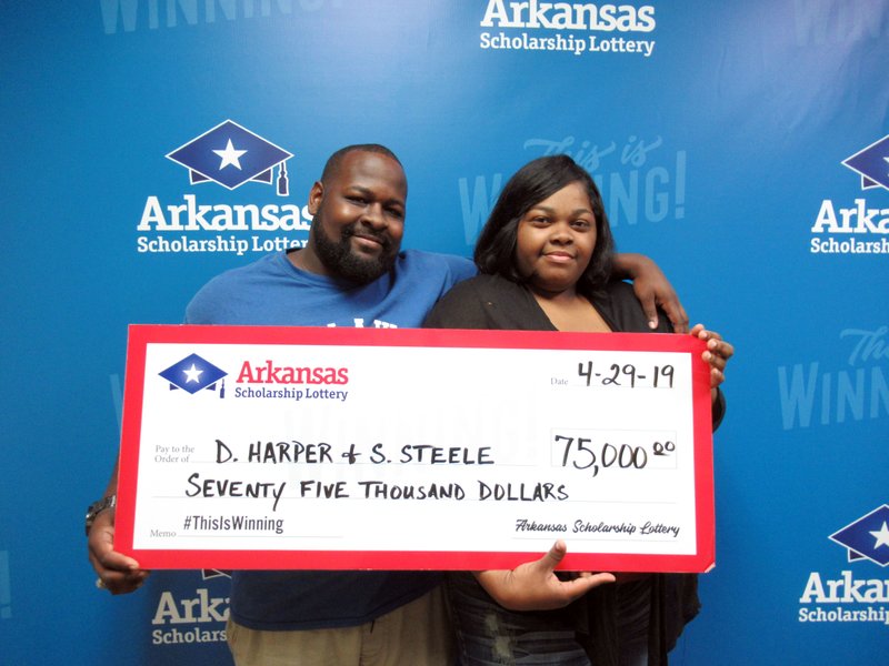 couple $75,000 with win Engaged lottery surprised Arkansas