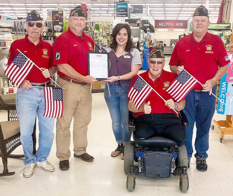 Ace gives to veterans