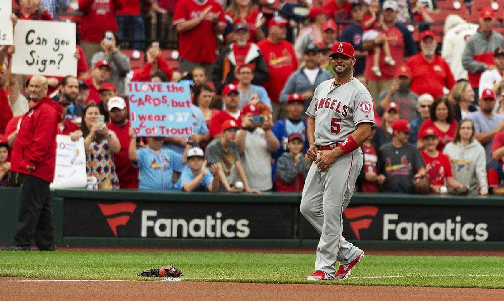 Albert Pujols Legend Of St Louis Cardinals Busch Stadium For Fan