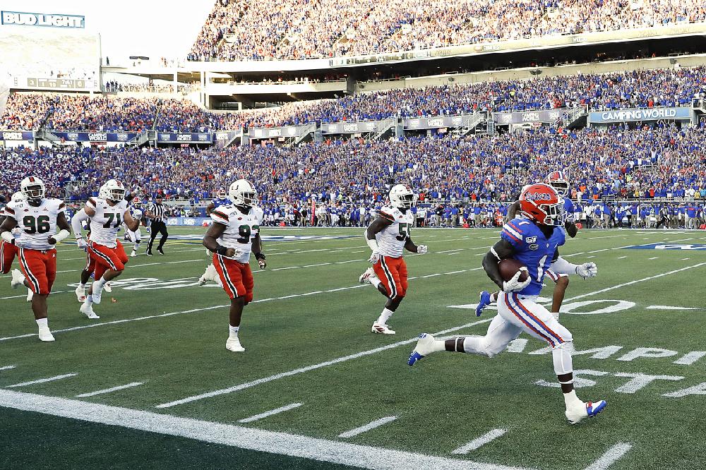 New Miami turnover chain, touchdown rings make debut vs. Florida