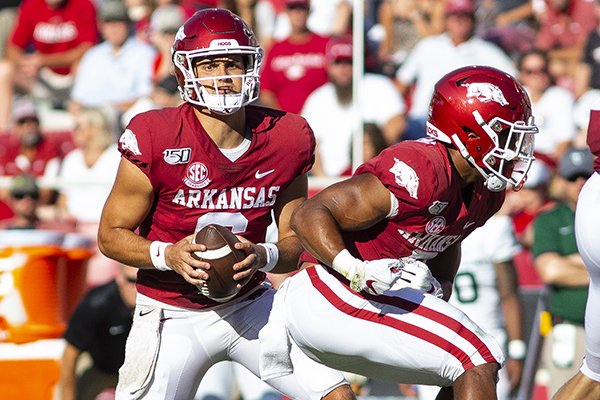 Hicks does just enough in first start as Hogs' QB