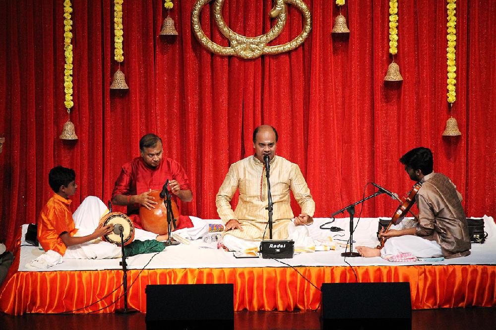 Carnatic Adolescent Southern Indian Music Recital Is Rite Of