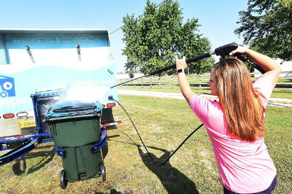 Trash can cleaning firm grows as customer response broadens - Arkansas Online