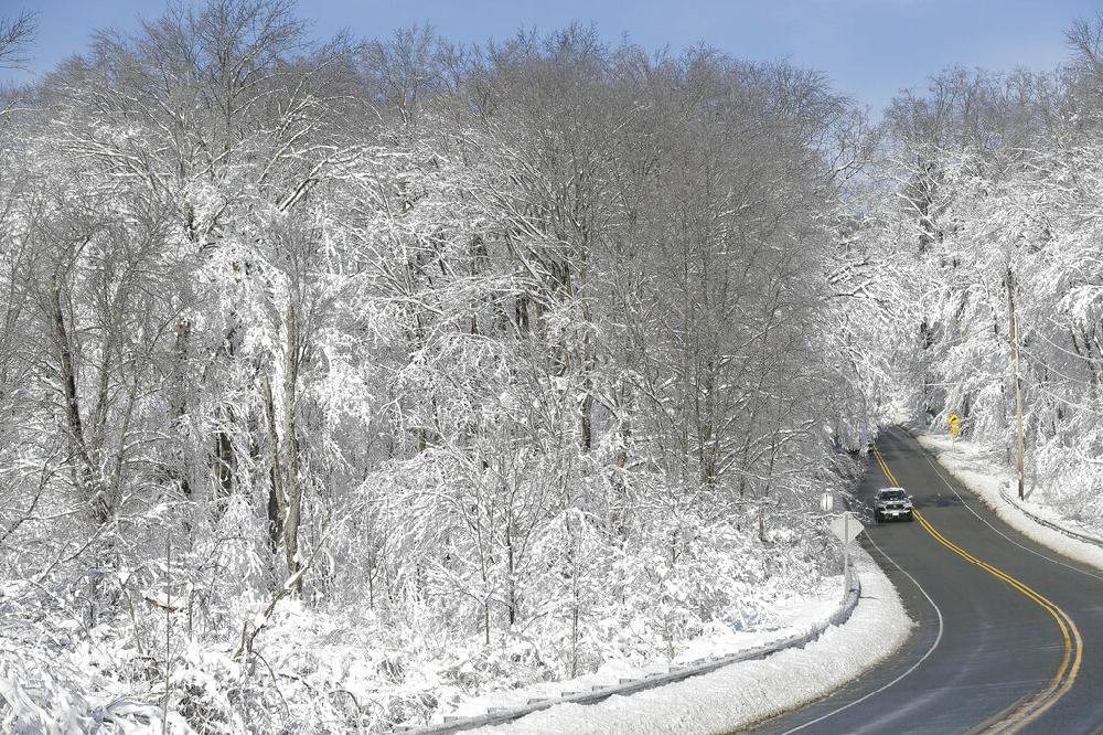 Heavy snow in New Jersey