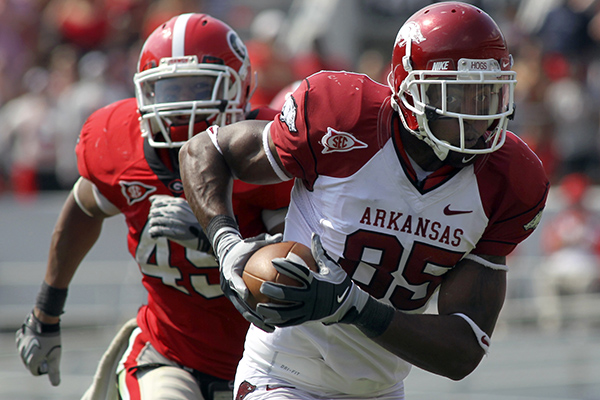 WholeHogSports - Razorback report: McCann takes in first Arkansas games in  11 years