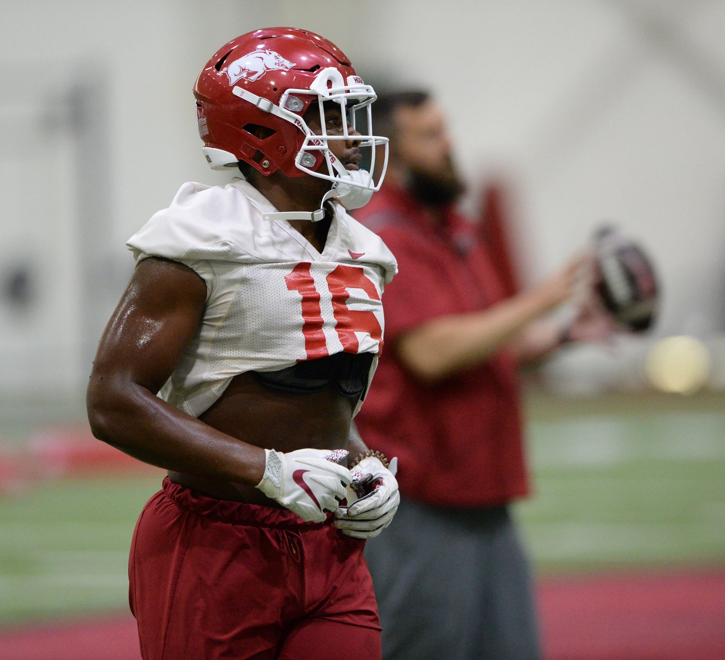 Arkansas Razorbacks wide receiver Treylon Burks shines in 2020 opener