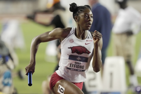 Arkansas relay team wins Harter’s final event