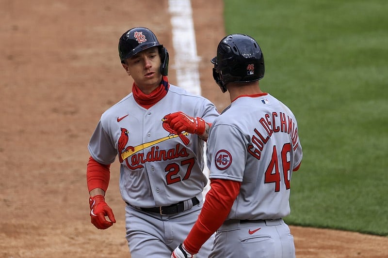 Cardinals to be without stars Paul Goldschmidt, Nolan Arenado for series in  Toronto