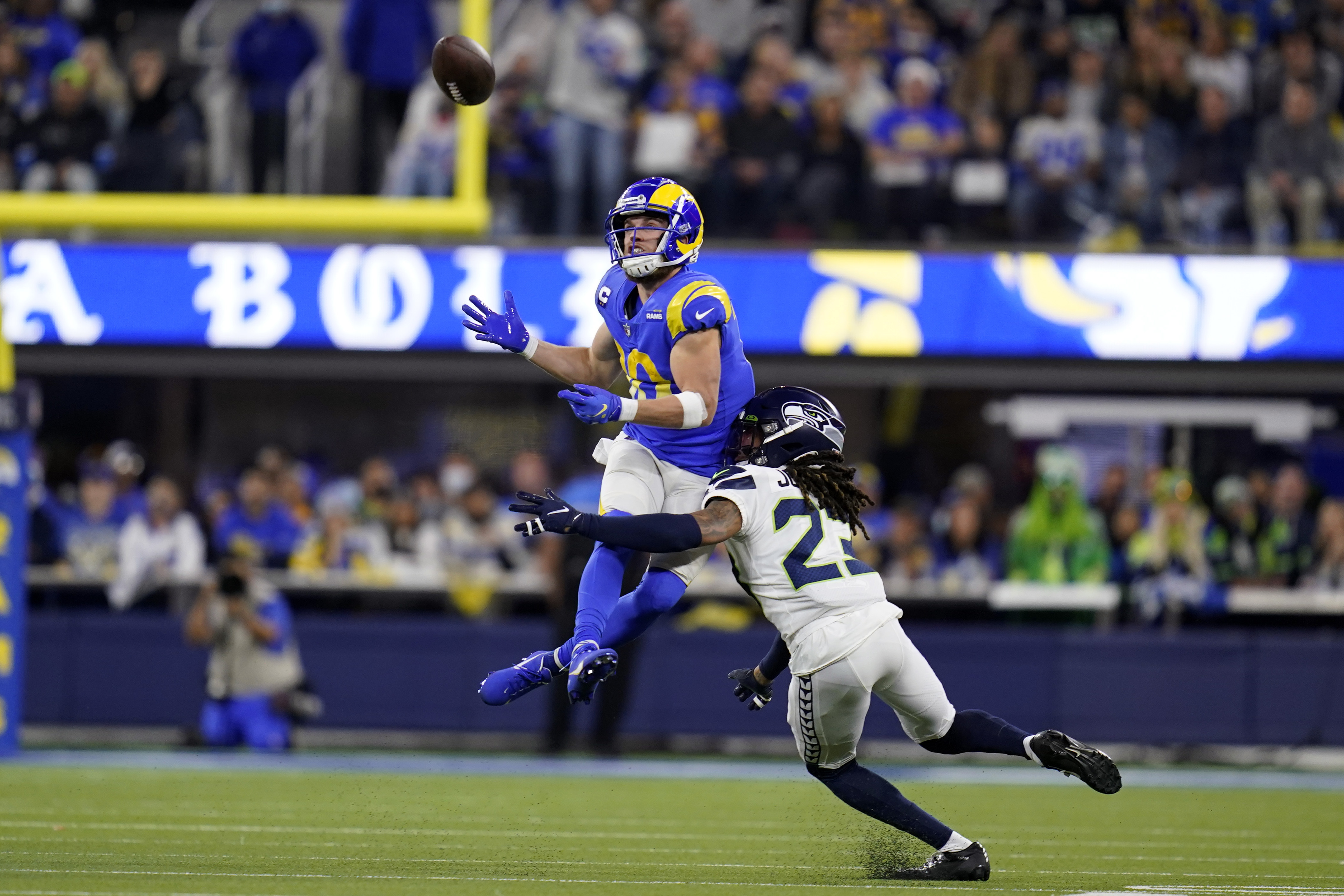 Super Bowl: Cooper Kupp's late touchdown catch lifts Rams to